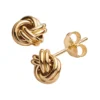 Designs By Gioelli 14k Gold Over Silver Love Knot Stud Earrings 2 Designs By Gioelli 14k Gold Over Silver Love Knot Stud Earrings -Designs By Gioelli Jewelry 1444490