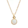 Designs By Gioelli 14k Gold Over Silver Lab-Created Opal Crown Pendant 1 Designs By Gioelli 14k Gold Over Silver Lab-Created Opal Crown Pendant -Designs By Gioelli Jewelry 1526209