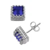 Designs By Gioelli Sterling Silver Lab-Created Sapphire Crown Stud Earrings 2 Designs By Gioelli Sterling Silver Lab-Created Sapphire Crown Stud Earrings -Designs By Gioelli Jewelry 1526479