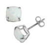 Designs By Gioelli Sterling Silver Lab-Created Opal Stud Earrings -Designs By Gioelli Jewelry 1551211