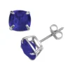 Designs By Gioelli Sterling Silver Lab-Created Sapphire Stud Earrings -Designs By Gioelli Jewelry 1551213