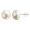 Designs By Gioelli 14k Gold Freshwater Cultured Pearl Stud Earrings