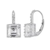 Designs By Gioelli Lab-Created White Sapphire Sterling Silver Crown Drop Earrings -Designs By Gioelli Jewelry 1669668