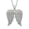Designs By Gioelli Sterling Silver Lab-Created White Sapphire Angel Wing Pendant 1 Designs By Gioelli Sterling Silver Lab-Created White Sapphire Angel Wing Pendant -Designs By Gioelli Jewelry 1755898