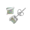 Designs By Gioelli Lab-Created Opal Sterling Silver Stud Earrings 2 Designs By Gioelli Lab-Created Opal Sterling Silver Stud Earrings -Designs By Gioelli Jewelry 1853280
