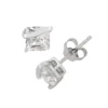 Designs By Gioelli Lab-Created White Sapphire Sterling Silver Stud Earrings -Designs By Gioelli Jewelry 1853340