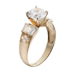 Designs By Gioelli Cubic Zirconia 10k Gold Ring -Designs By Gioelli Jewelry 2001514 ALT