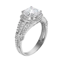 Designs By Gioelli Cubic Zirconia 10k White Gold Ring -Designs By Gioelli Jewelry 2001649 ALT