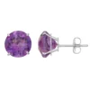 Designs By Gioelli Amethyst 10k White Gold Stud Earrings -Designs By Gioelli Jewelry 2055052