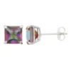Designs By Gioelli Mystic Topaz 10k White Gold Stud Earrings -Designs By Gioelli Jewelry 2055604