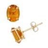 Designs By Gioelli Citrine 10k Gold Oval Stud Earrings 2 Designs By Gioelli Citrine 10k Gold Oval Stud Earrings -Designs By Gioelli Jewelry 2055784