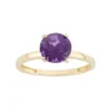 Designs By Gioelli Amethyst 10k Gold Solitaire Ring -Designs By Gioelli Jewelry 2056317