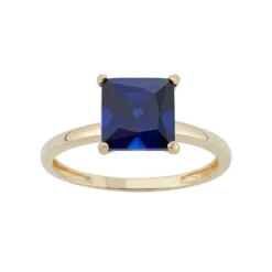 Designs By Gioelli Lab-Created Sapphire 10k Gold Ring