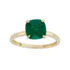 Designs By Gioelli Lab-Created Emerald 10k Gold Ring -Designs By Gioelli Jewelry 2056719