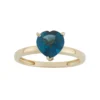 Designs By Gioelli London Blue Topaz 10k Gold Heart Ring 1 Designs By Gioelli London Blue Topaz 10k Gold Heart Ring -Designs By Gioelli Jewelry 2059469