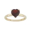 Designs By Gioelli Garnet 10k Gold Heart Ring 2 Designs By Gioelli Garnet 10k Gold Heart Ring -Designs By Gioelli Jewelry 2059472