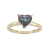 Designs By Gioelli Mystic Topaz 10k Gold Heart Ring -Designs By Gioelli Jewelry 2059484