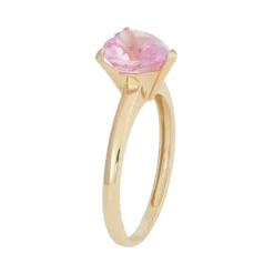 Designs By Gioelli 10k Gold Lab-Created Pink Sapphire Heart Ring 5 Designs By Gioelli 10k Gold Lab-Created Pink Sapphire Heart Ring -Designs By Gioelli Jewelry 2059569 ALT
