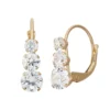 Designs By Gioelli Cubic Zirconia 10k Gold Journey Drop Earrings 2 Designs By Gioelli Cubic Zirconia 10k Gold Journey Drop Earrings -Designs By Gioelli Jewelry 2169598