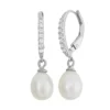 Designs By Gioelli Freshwater Cultured Pearl & Cubic Zirconia Sterling Silver Drop Earrings -Designs By Gioelli Jewelry 2169729