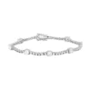 Designs By Gioelli Cubic Zirconia Sterling Silver Station Tennis Bracelet -Designs By Gioelli Jewelry 2187810