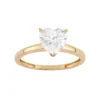 Designs By Gioelli Cubic Zirconia Heart Solitaire Engagement Ring In 10k Gold -Designs By Gioelli Jewelry 2285422 Yellow