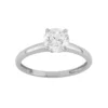 Designs By Gioelli Cubic Zirconia 2 Carat Solitaire Engagement Ring In 10k Gold -Designs By Gioelli Jewelry 2285432 White
