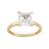 Designs By Gioelli Cubic Zirconia Solitaire Engagement Ring In 10k Gold -Designs By Gioelli Jewelry 2285448 Yellow