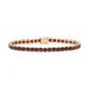 Designs By Gioelli 14k Gold Over Silver Garnet Tennis Bracelet 1 Designs By Gioelli 14k Gold Over Silver Garnet Tennis Bracelet -Designs By Gioelli Jewelry 2451456