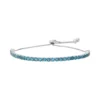 Designs By Gioelli Sterling Silver Blue Topaz Lariat Bracelet
