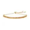 Designs By Gioelli 14k Gold Over Silver Citrine S-Link Lariat Bracelet