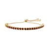 Designs By Gioelli 14k Gold Over Silver Garnet S-Link Lariat Bracelet -Designs By Gioelli Jewelry 2741610