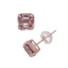 Designs By Gioelli 14k Rose Gold Simulated Morganite Stud Earrings -Designs By Gioelli Jewelry 2989027