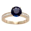 Designs By Gioelli 10k Gold Lab-Created Blue & White Sapphire Ring -Designs By Gioelli Jewelry 3298732