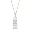 Designs By Gioelli 10k Gold Cubic Zirconia 3-Stone Drop Pendant 1 Designs By Gioelli 10k Gold Cubic Zirconia 3-Stone Drop Pendant -Designs By Gioelli Jewelry 3669598