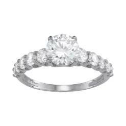 Designs By Gioelli 10k Gold Cubic Zirconia Engagement Ring