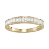 Designs By Gioelli 10k Gold Cubic Zirconia Baguette Band -Designs By Gioelli Jewelry 3702945 Yellow