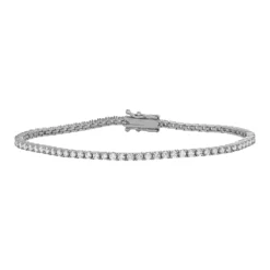 Designs By Gioelli 10k Gold Cubic Zirconia Tennis Bracelet