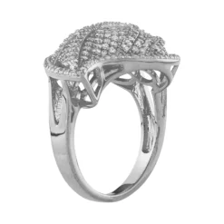 Designs By Gioelli Sterling Silver Cubic Zirconia Leaf Ring 5 Designs By Gioelli Sterling Silver Cubic Zirconia Leaf Ring -Designs By Gioelli Jewelry 3859837 ALT