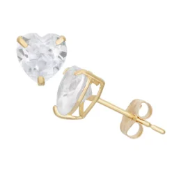 Designs By Gioelli 14k Gold Cubic Zirconia Stud Earrings