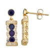 Designs By Gioelli 10k Gold Gemstone Dangle Earrings