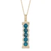 Designs By Gioelli 10k Gold Gemstone Stick Pendant Necklace 1 Designs By Gioelli 10k Gold Gemstone Stick Pendant Necklace -Designs By Gioelli Jewelry 3876075 London Blue Topaz