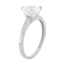 Designs By Gioelli 10k Gold Heart Solitaire Ring -Designs By Gioelli Jewelry 4617434 ALT