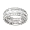 Designs By Gioelli Sterling Silver Cubic Zirconia Eternity Band Ring 2 Designs By Gioelli Sterling Silver Cubic Zirconia Eternity Band Ring -Designs By Gioelli Jewelry 4625753