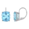 Designs By Gioelli Sterling Silver Gemstone Filigree Leverback Earrings -Designs By Gioelli Jewelry 5905849 Blue Topaz