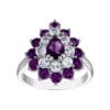 Designs By Gioelli Sterling Silver Gemstone Ring -Designs By Gioelli Jewelry 5905867 Amethyst